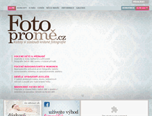 Tablet Screenshot of fotoprome.cz